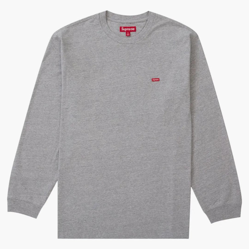 Supreme Small Box L/S Tee (SS24) Heather Grey
