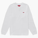 Supreme Small Box L/S Tee (SS25) bílá