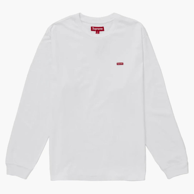 Supreme Small Box L/S Tee (SS25) White