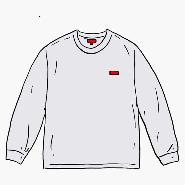 Nejvyšší malá krabice L/S Tee White