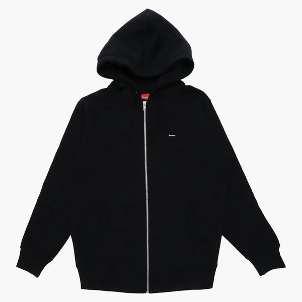 Supreme Small Box Logo Zip Up Hooded Sweatshirt Black
