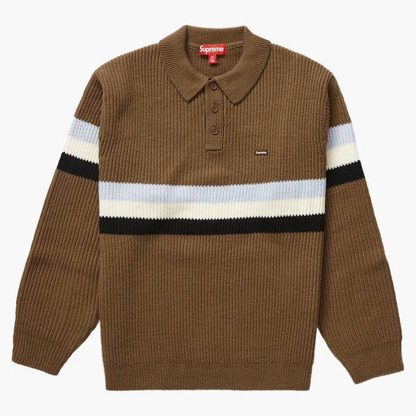 Supreme Small Box Polo tröja mörkbrun