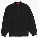 Supreme Small Box Polo svetr (FW24) Černý