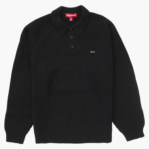 Supreme Small Box Polo Sweater (FW24) Black