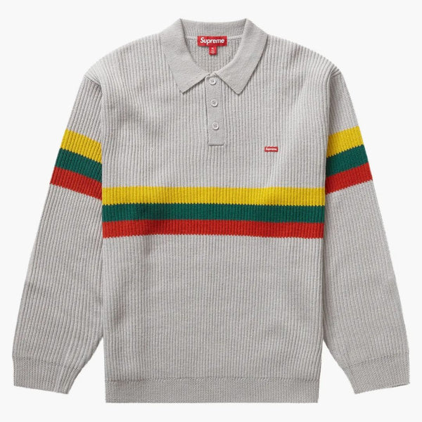 Supreme Small Box Polo tröja grå