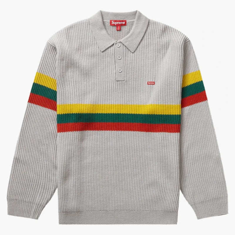 Supreme Small Box Polo tröja grå