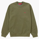 Supreme Small Box Raglan Crewneck Light Olive