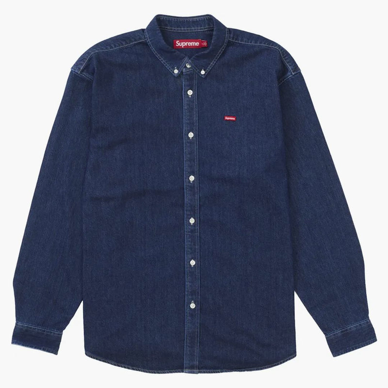 Supreme Small Box Shirt (FW24) Opláchnutá džínovina