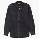 Supreme Small Box Shirt (SS24) tvättade svart