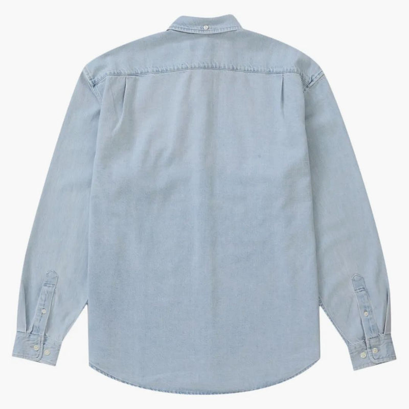 Supreme Small Box Shirt (SS24) umyta niebieska
