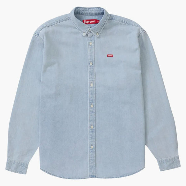 Supreme Small Box Shirt (SS24) umyta niebieska