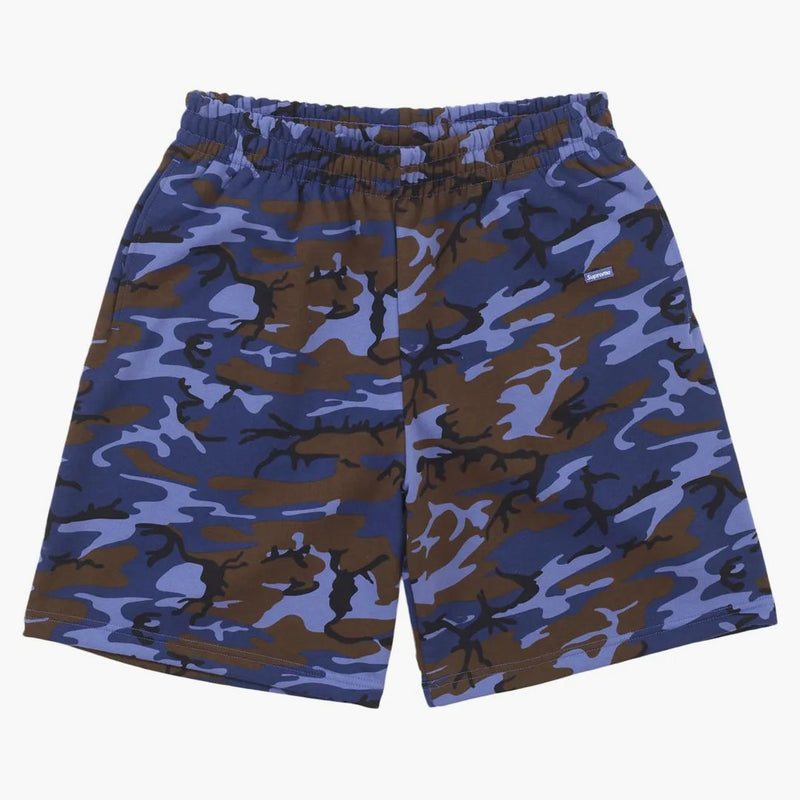 Supreme Small Box Sweatshort (SS25) Blue Camo