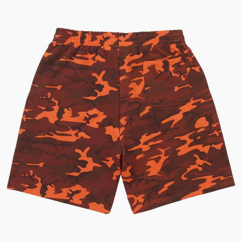 Supreme Small Box Sweatshort (SS25) Bright Orange Camo