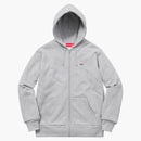 Supreme Small Box Thermal Zip Up Hoodie Heather Gray