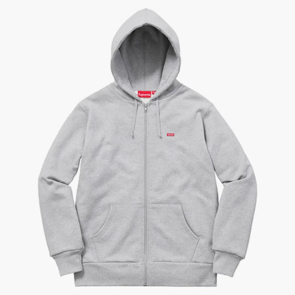 Nejvyšší malá krabička tepelný zip Up Hoodie Heather Grey