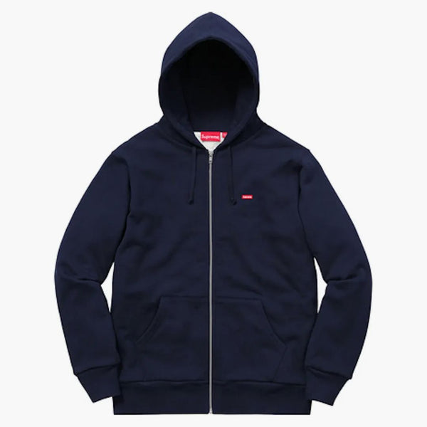 Nejvyšší malá krabička Thermal Zip Up Hoodie Navy