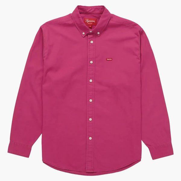 Supreme Small Box Twill Shirt Pink