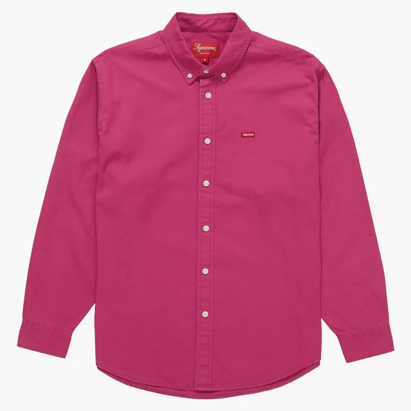 Supreme Small Box Twill Shirt Pink