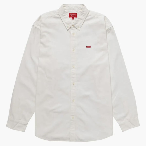 Supreme Small Box Twill Shirt White