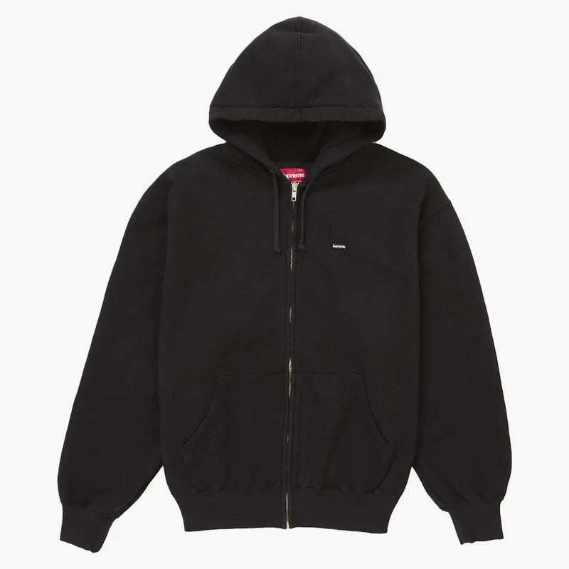 Supreme Small Box Zip Up Hooded Sweatshirt (fw25) Black
