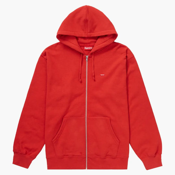 Supreme Small Box Zip Up Hooded Sweatshirt Burnt Red