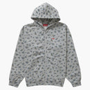 Supreme Small Box Zip Up Hooded Sweatshirt (FW23) Flowers