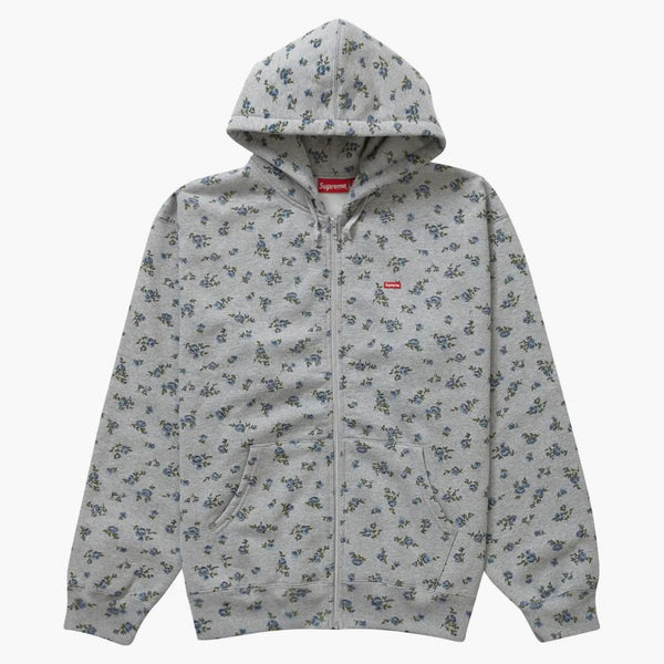 Supreme Small Box Zip Up Hooded Sweatshirt (FW23) Blommor