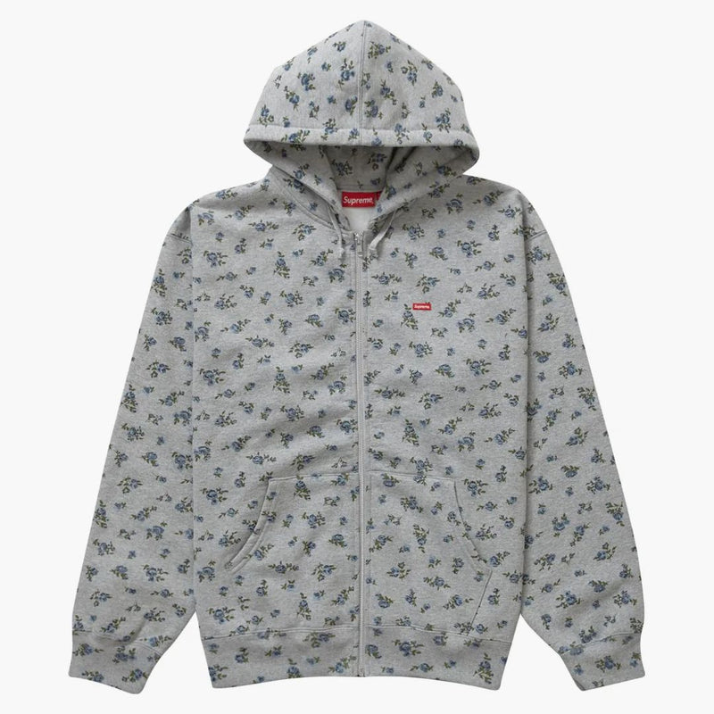 Supreme Small Box Zip Up Hooded Sweatshirt (FW23) Blommor