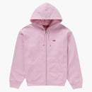 Supreme Small Box Zip Up Hooded Sweatshirt (fw24) Light Pink