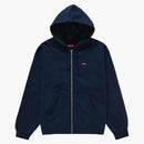 Supreme Small Box Zip Up Hooded Sweatshirt (fw24) Navy
