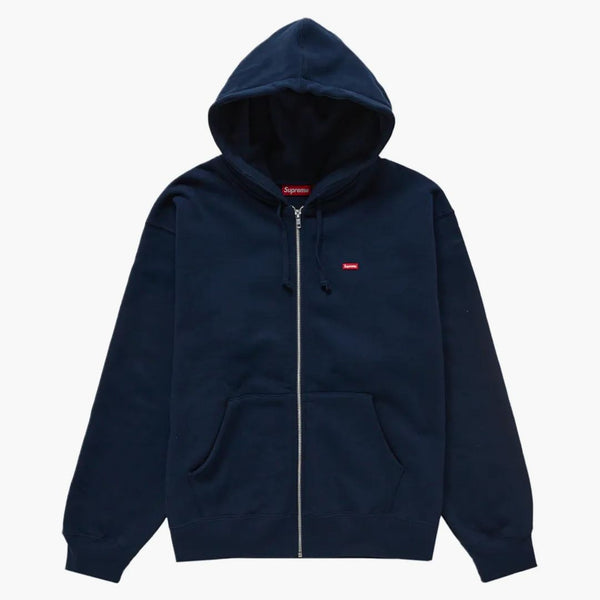 Nejvyšší malá krabička na zip Up Hooded Mikina (FW24) Navy