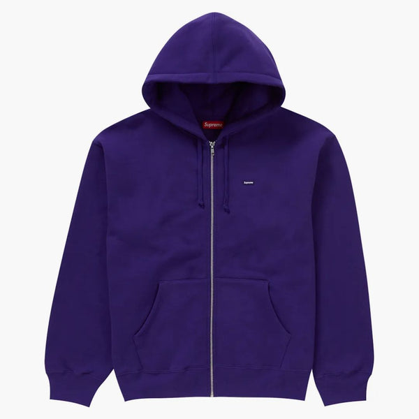 Supreme Small Box Zip Up Hooled Mikina (FW24) Purple