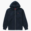 Nejvyšší malá krabička na zip kapucí mikina námořnictva