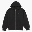 Supreme Small Box Zip Up Hooded Sweatshirt (SS25) Black