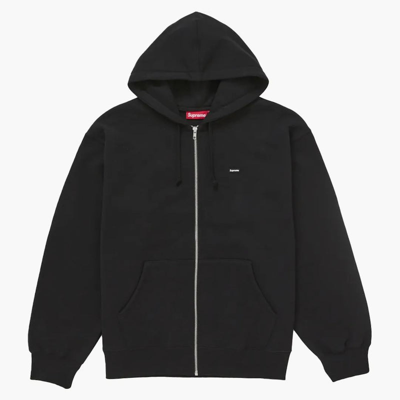 Nejvyšší malá krabička na zip Up Hooled Mikina (SS25) Černá