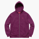 Supreme Small Box Zip Up Sweatshirt Plum