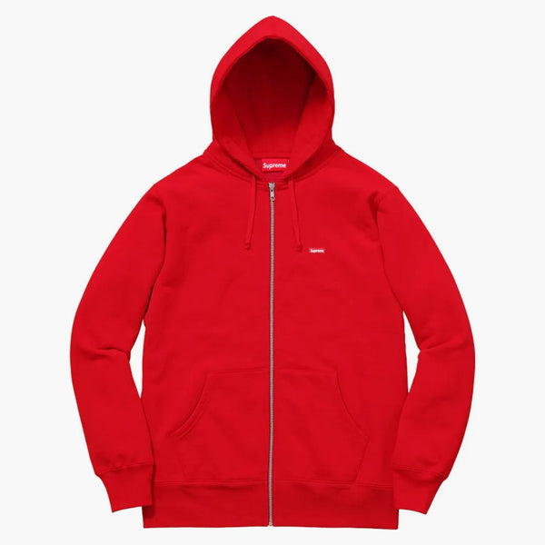 Supreme Small Box Zip Up Sweatshirt Red