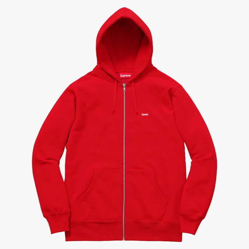 Supreme Small Box Zip Up Sweatshirt Red