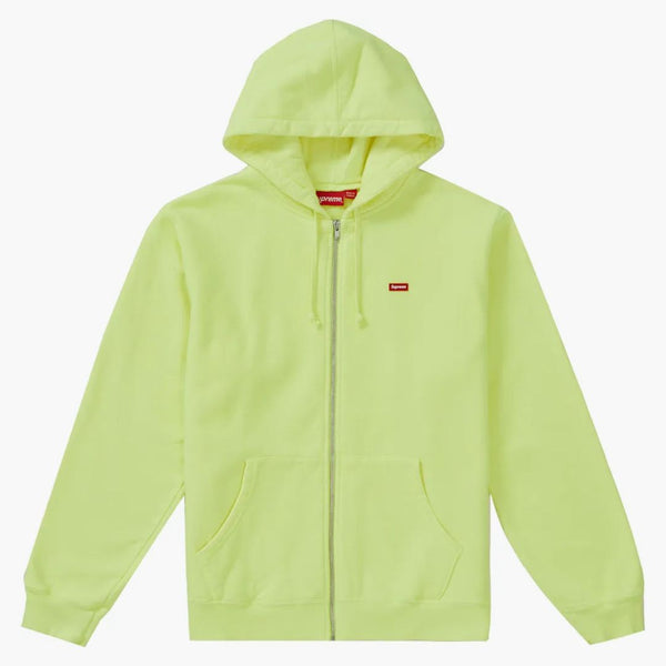 Supreme Small Box Zip Up Sweatshirt (SS19) ljusgul