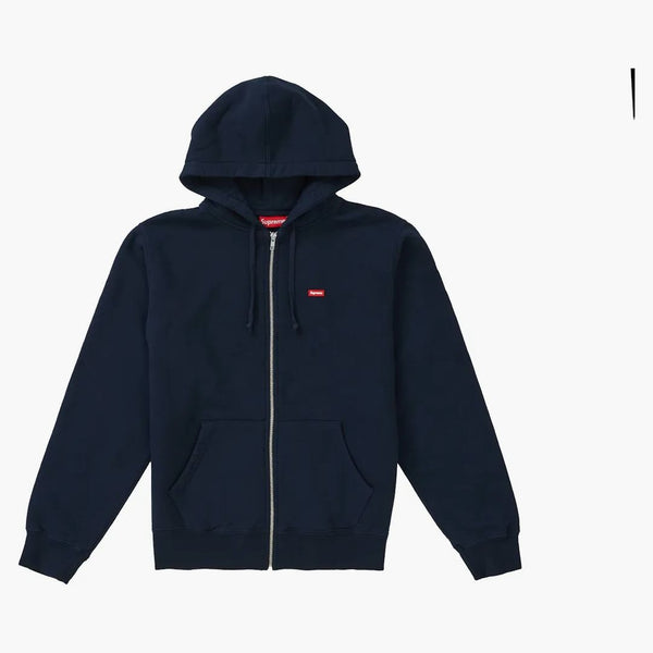 Supreme Small Box Zip Up Sweatshirt (SS19) Navy