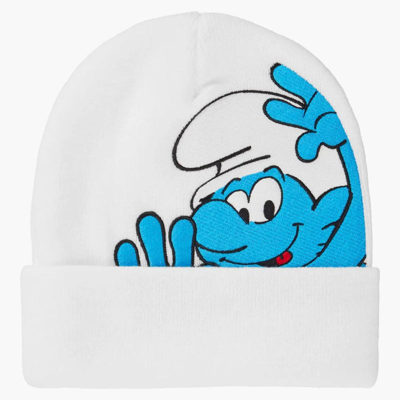 Supreme Smurfs Beanie White