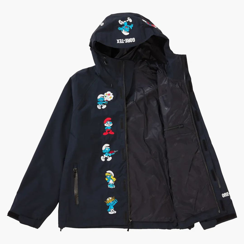 Supreme Smurfs Gore-tex Shell Jacket Black