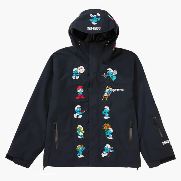 Supreme Smurfs Gore-tex Shell Jacket Black