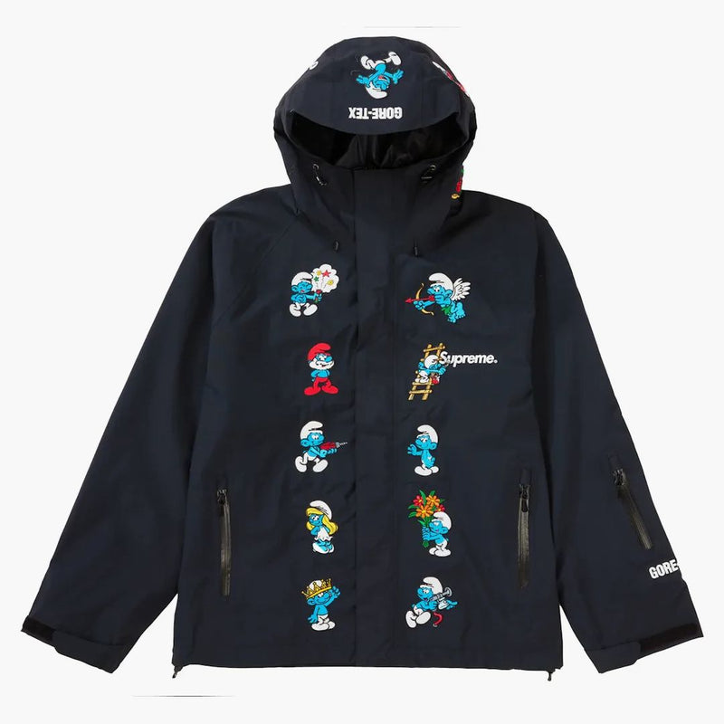 Supreme Smurfs Gore-tex Shell Jacket Black