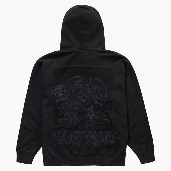 Supreme Smurfs Hooded Sweatshirt svart