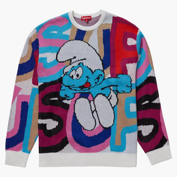Supreme Smurfs tröja vit