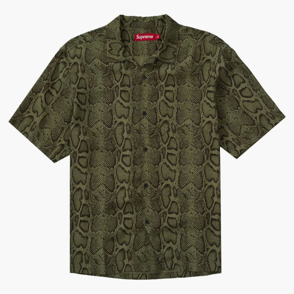 Supreme Snake S/S Shirt Olive