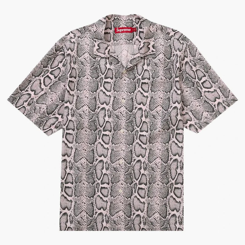 Supreme Snake S/s Shirt Pink