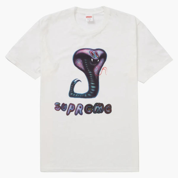 Supreme Snake Tee White
