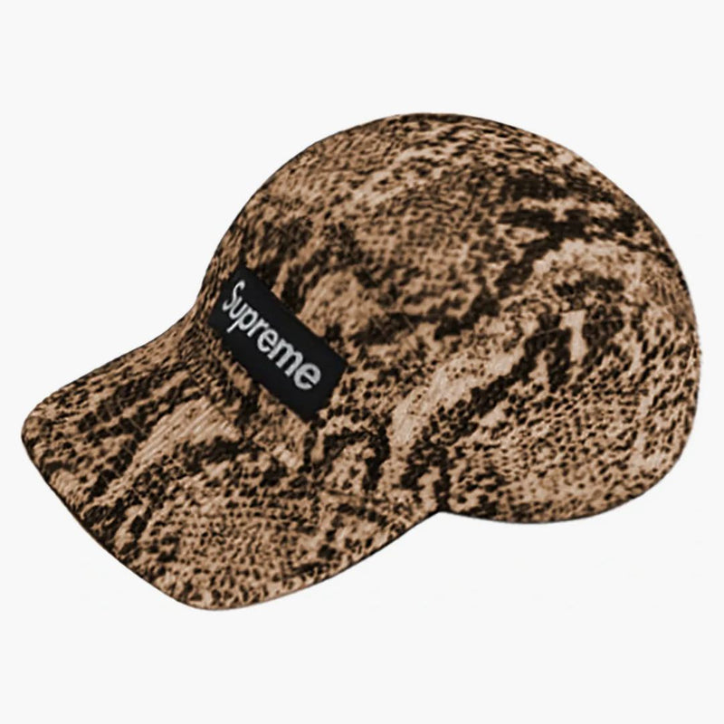 Supreme Snakeskin Corduroy Camp Cap Tan